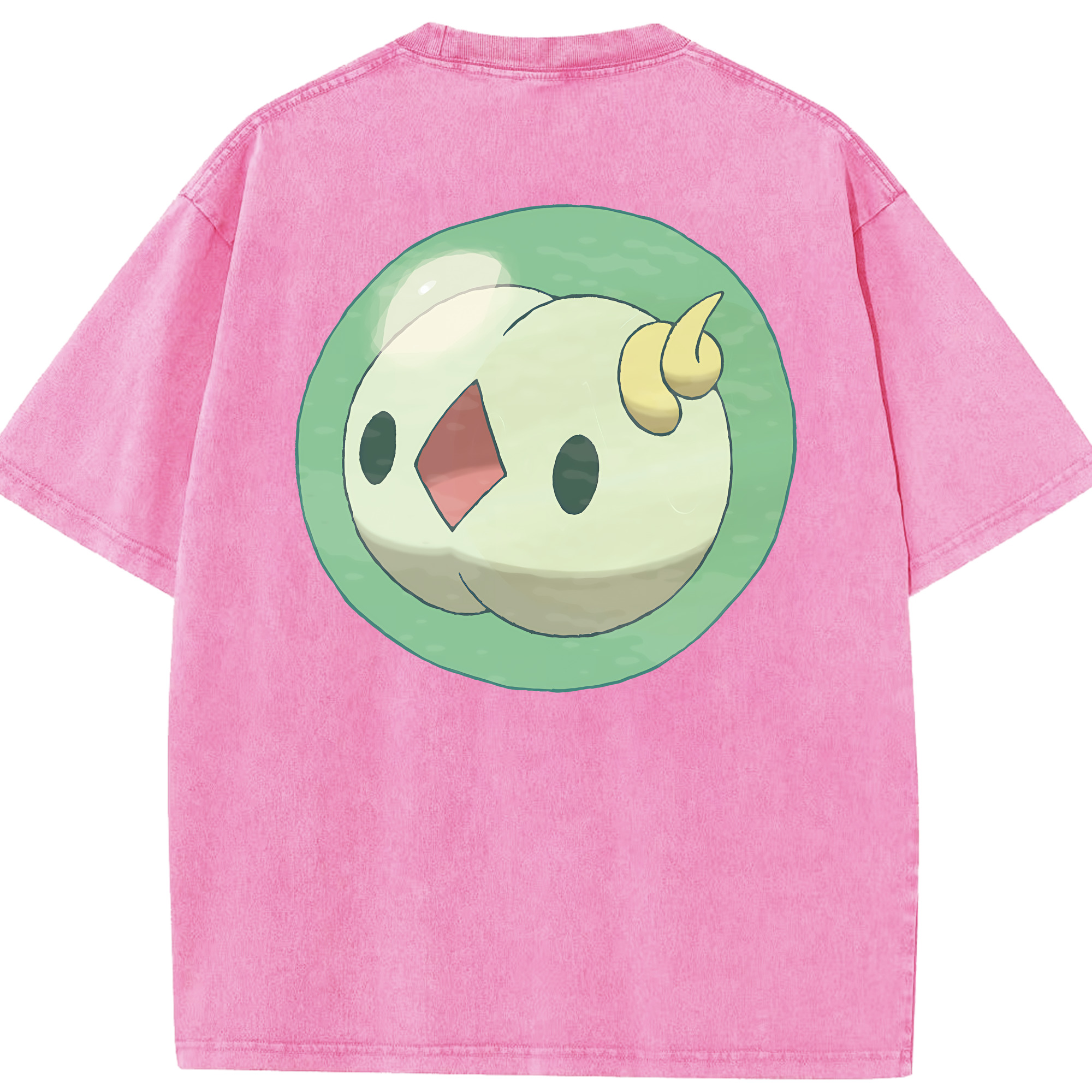 （画像用） ポケットモンスター Pokémon 綿100% ヴィンテージ風 半袖Tシャツ（背面プリント）